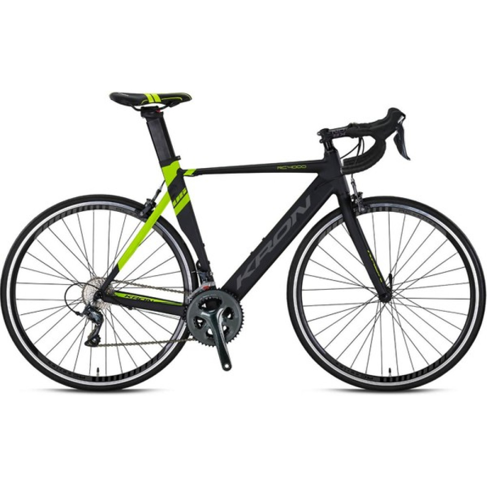 Kron Rc 4000 - 28 Yol Bisikleti - 50 - 20 Vites - Kaliper - Mat Siyah-Neon Sarı/beyaz Yarış-Profesyonel Bisikletleri Fiyatı