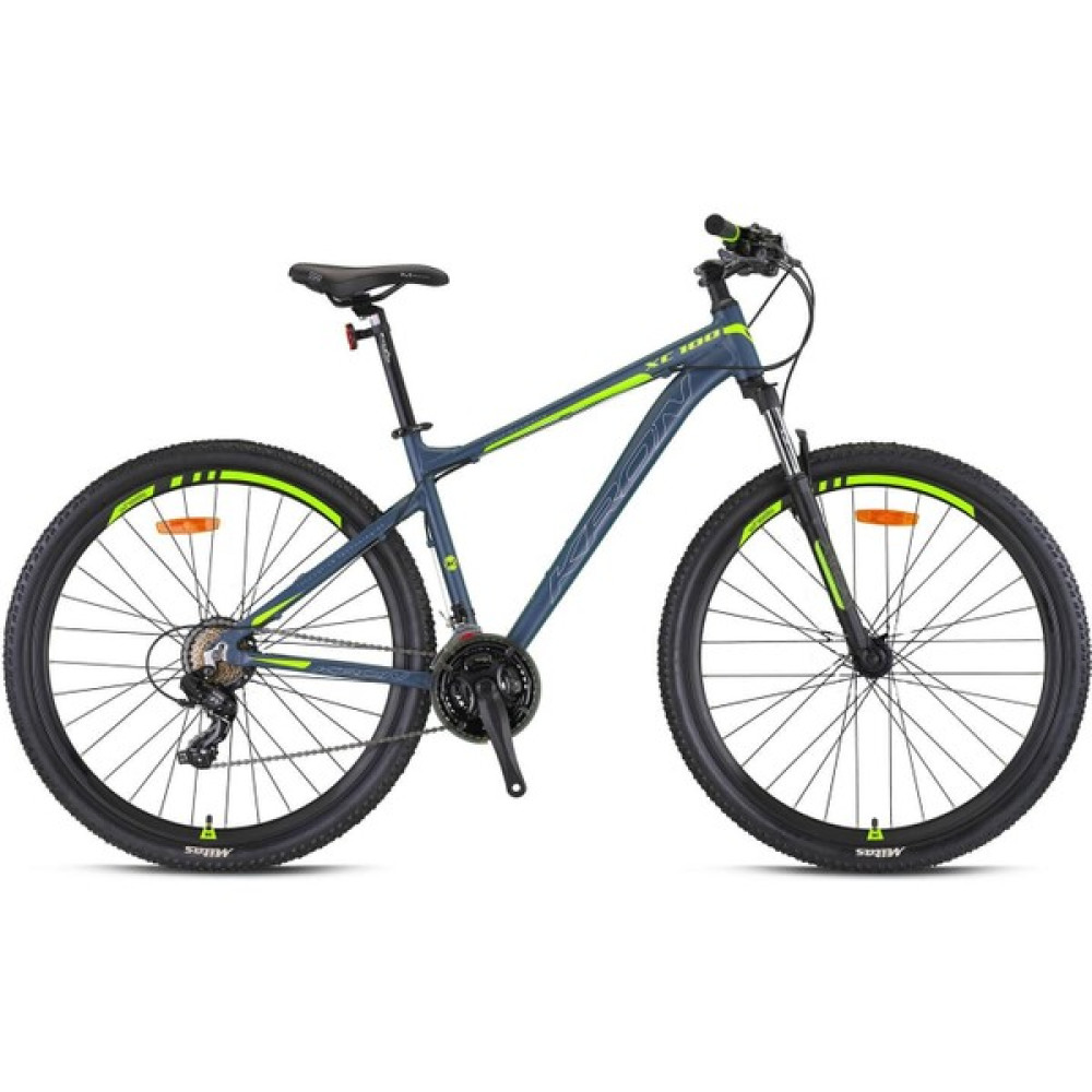 Kron Xc 100 - 27.5 Mtb - 18' - 21 Vites - V.b. - Mat Gri-Gri/neon Sarı Dağ Bisikletleri Fiyatı
