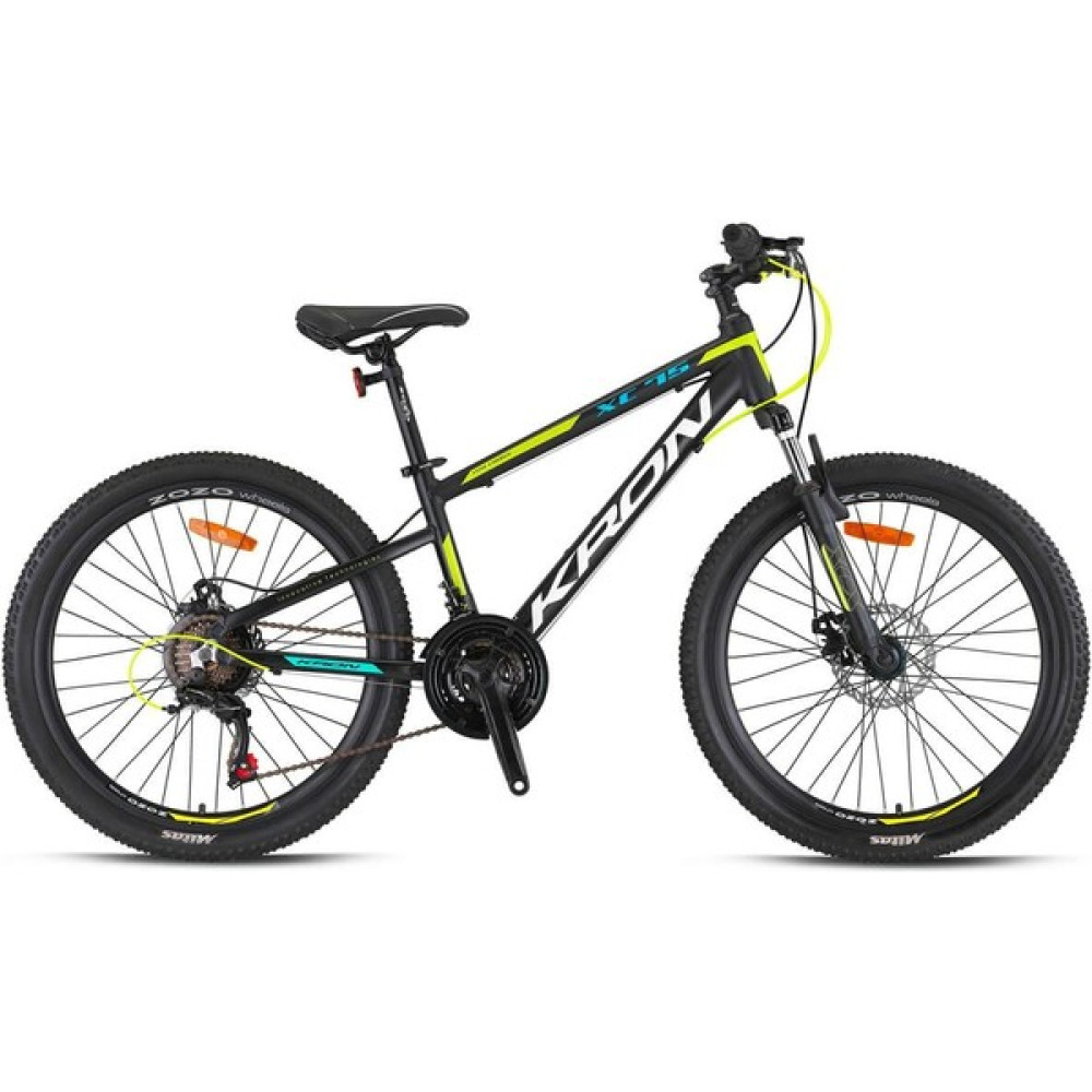 Kron Xc 75 - 24" Mtb - 13' - 21 Vites - H.dısc - Mat Siyah-Neon Sarı/beyaz/mavi Çocuk Bisikletleri Fiyatı