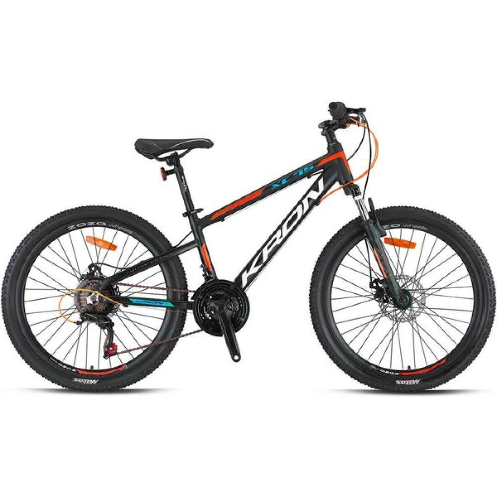 Kron Xc 75 - 24" Mtb - 13' - 21 Vites - H.dısc - Mat Siyah-Neon Turuncu/beyaz/mavi Çocuk Bisikletleri Fiyatı