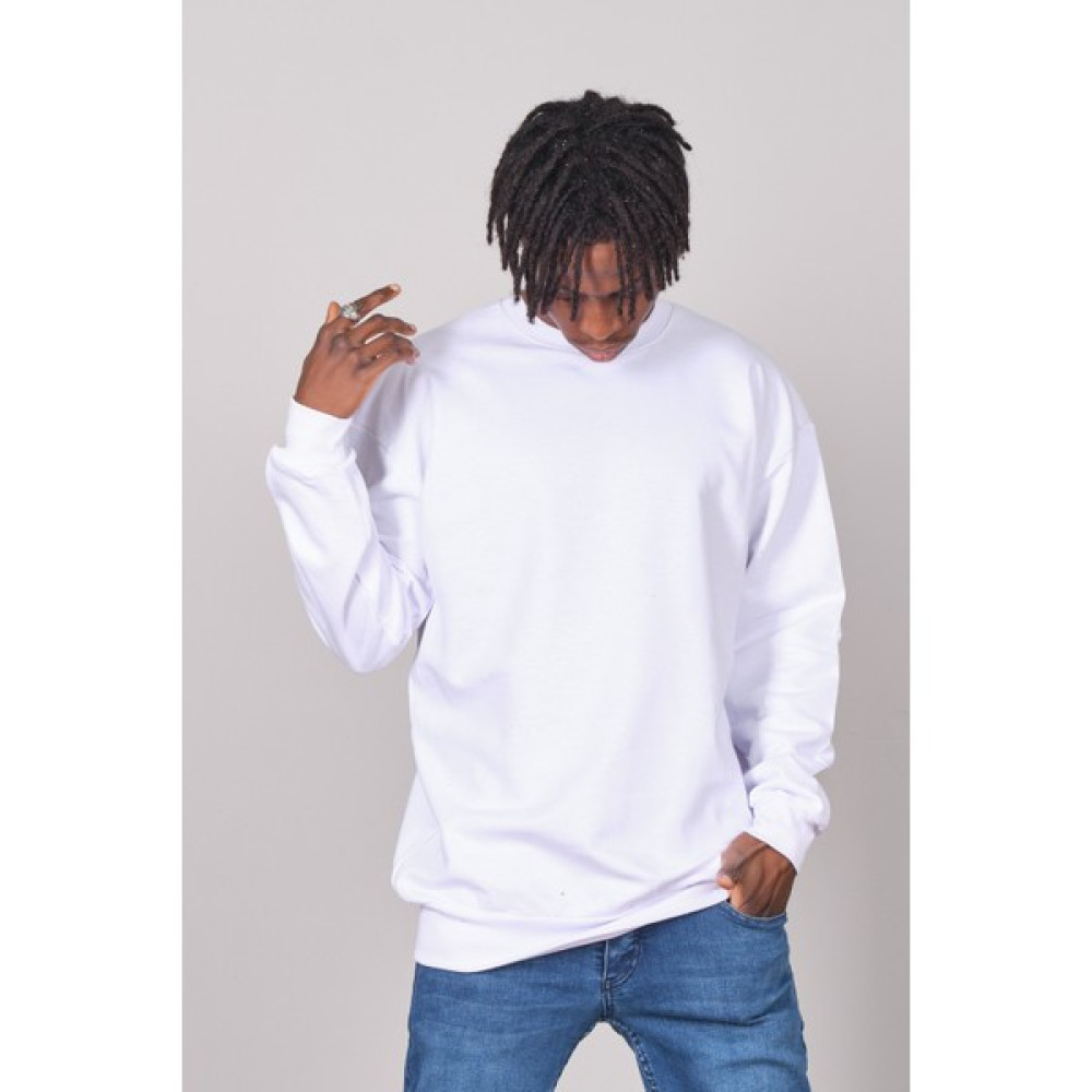 Kronik Beyaz Düz Oversize Sweat Erkek Sweatshirt Fiyatı