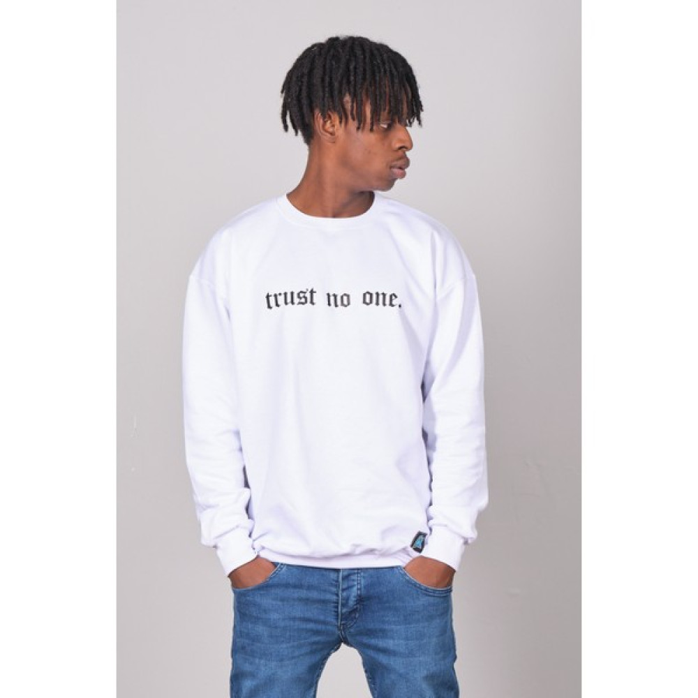 Kronik Beyaz Trust Baskı Oversize Sweat Erkek Sweatshirt Fiyatı
