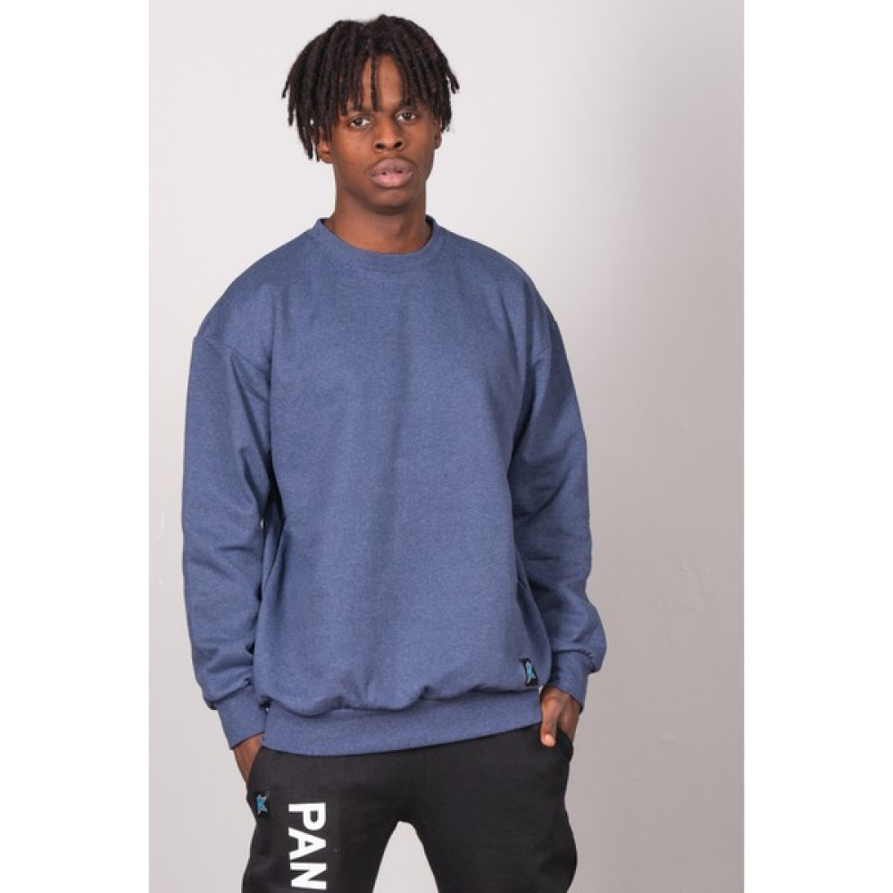 Kronik Indigo Düz Oversize Sweat Erkek Sweatshirt Fiyatı