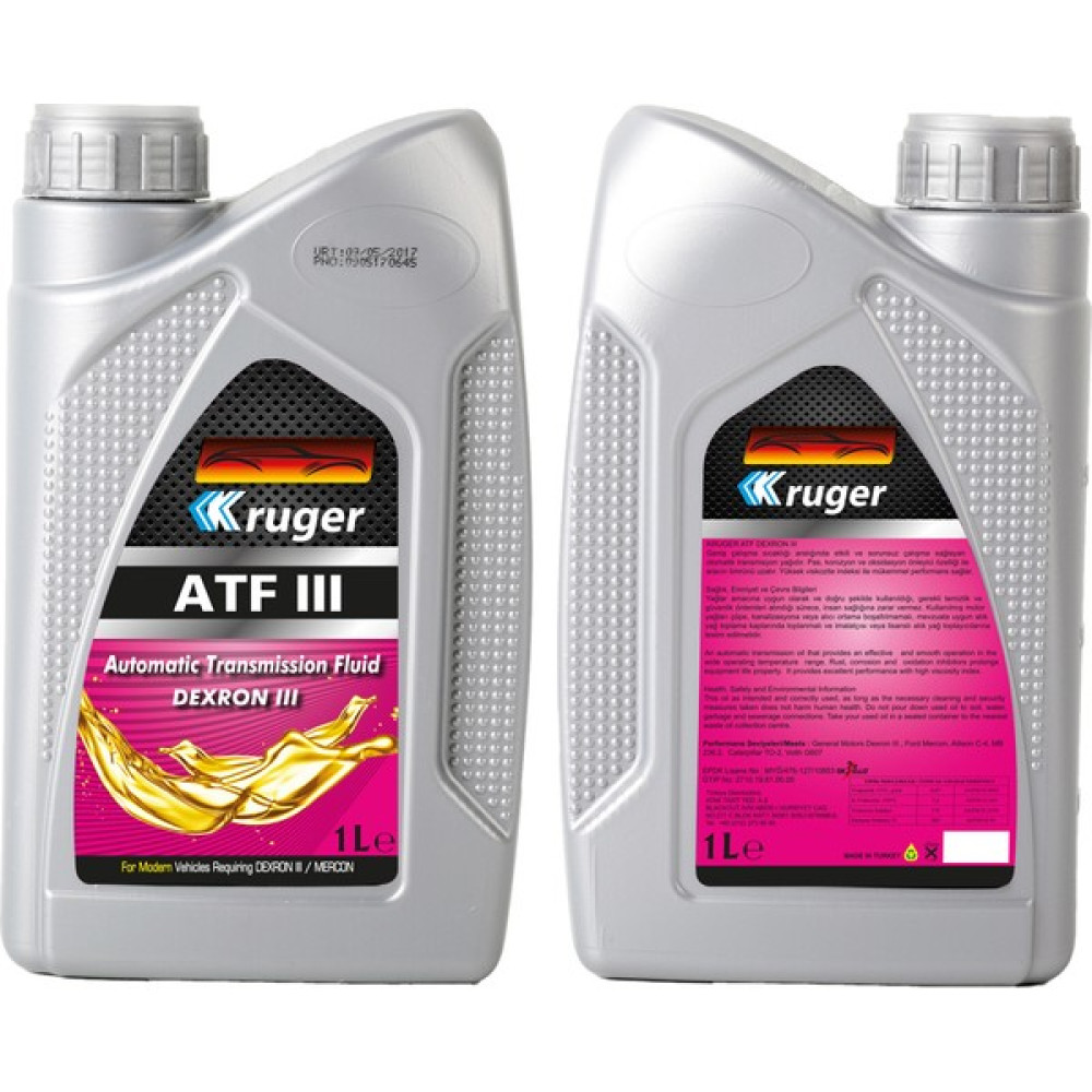 Kruger Atf I Hidrolik Direksiyon Yağı 900 ml Motor Yağı & Katkıları Fiyatı