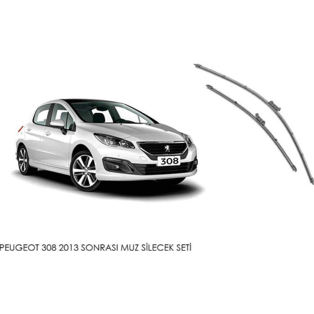 Kruger Peugeot 308 2013 Sonrası Muz Silecek Seti Oto Silecekleri Fiyatı