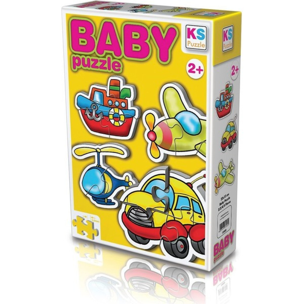 KS 12003 Ks Baby Puzzle - Ulaşım Araçları / 15 Parça Puzzle / +2 Yaş - 914 Puzzle & Aksesuarları Fiyatı
