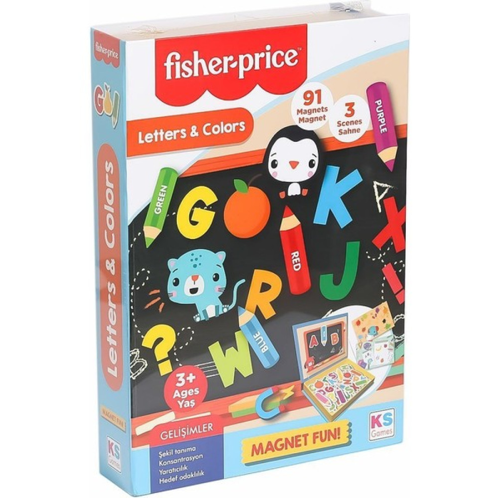 KS Fp 13410 Fisher Price Baby Puzzle Letters Colors -Ks Puzzle Eğitici Oyuncak Fiyatı