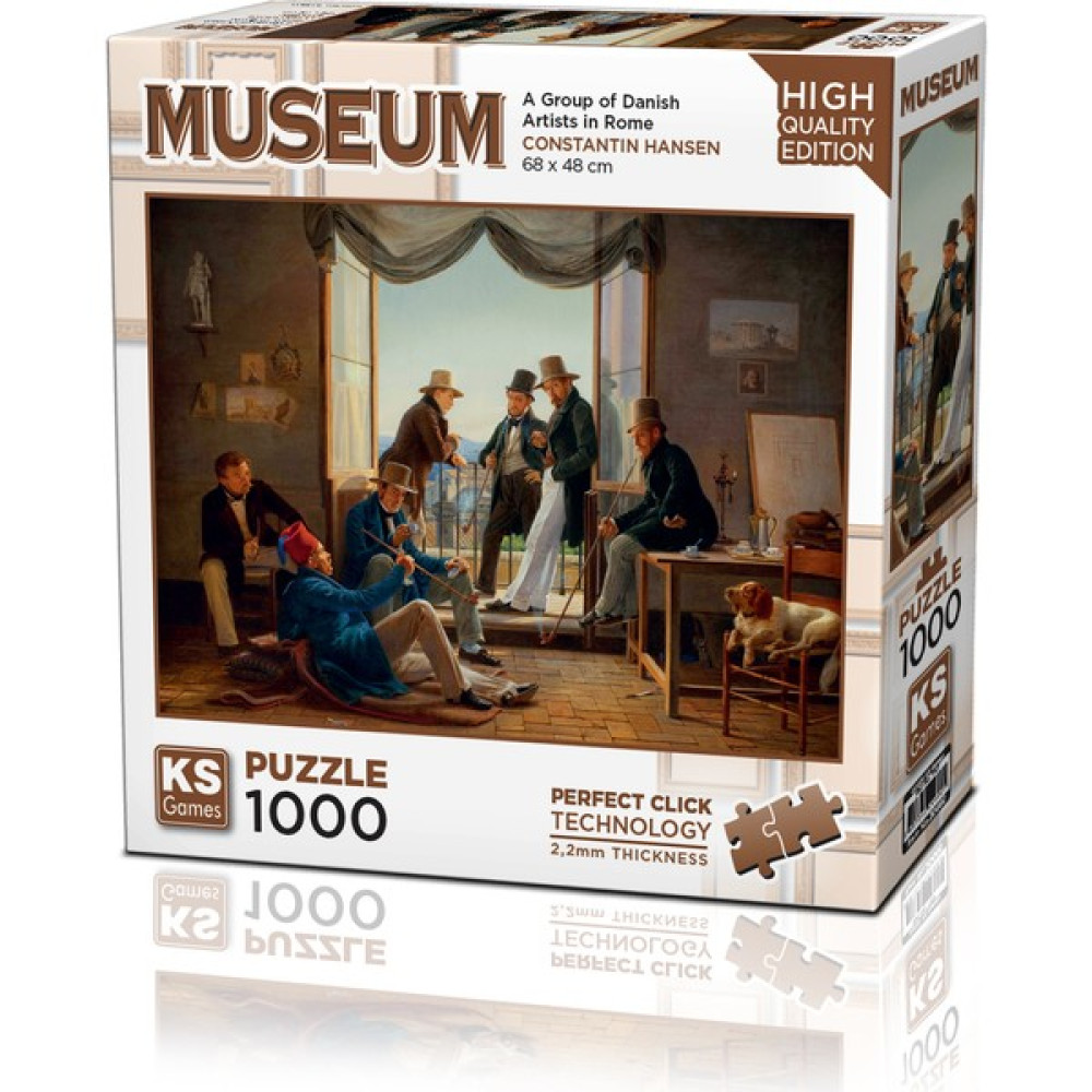Ks Games A Group Of Danish Artists In Rome 1000 Parça Puzzle Puzzle & Aksesuarları Fiyatı