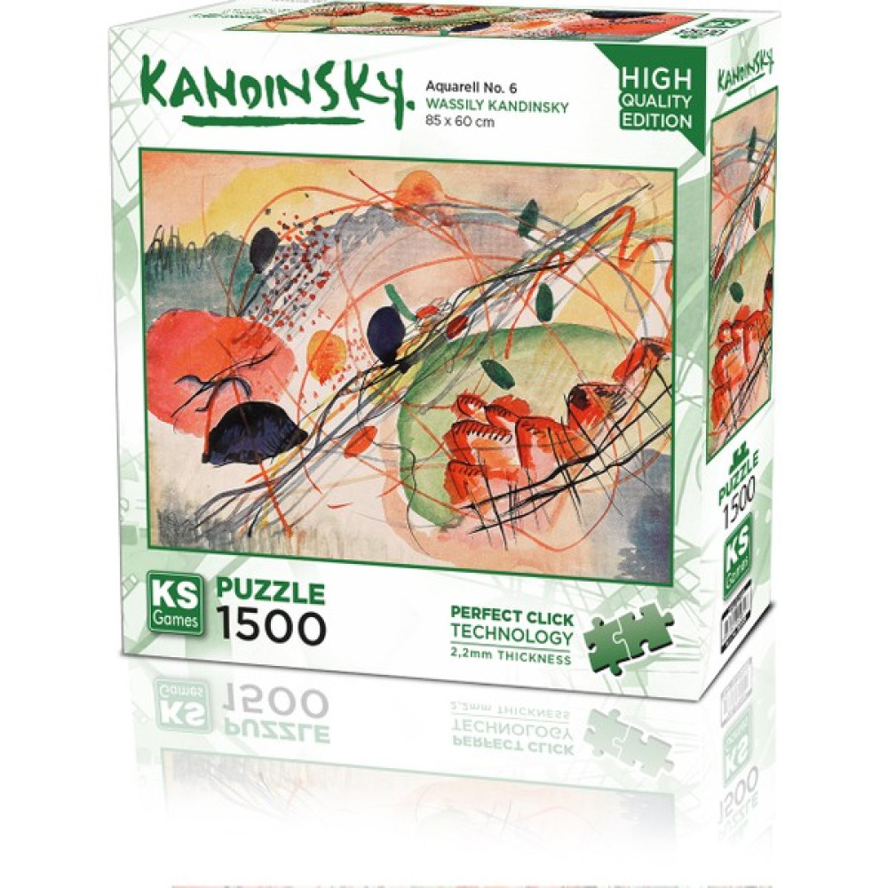 Ks Games Aquarell No 6 1500 Parça Puzzle Wassily Kandinsky Wassily Kandinsky Puzzle & Aksesuarları Fiyatı