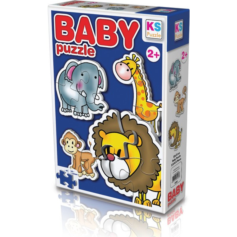 KS Games Baby Puzzle Okul Öncesibaby Puzzle Vahşi Hayvanlar Eğitici Oyuncak Fiyatı