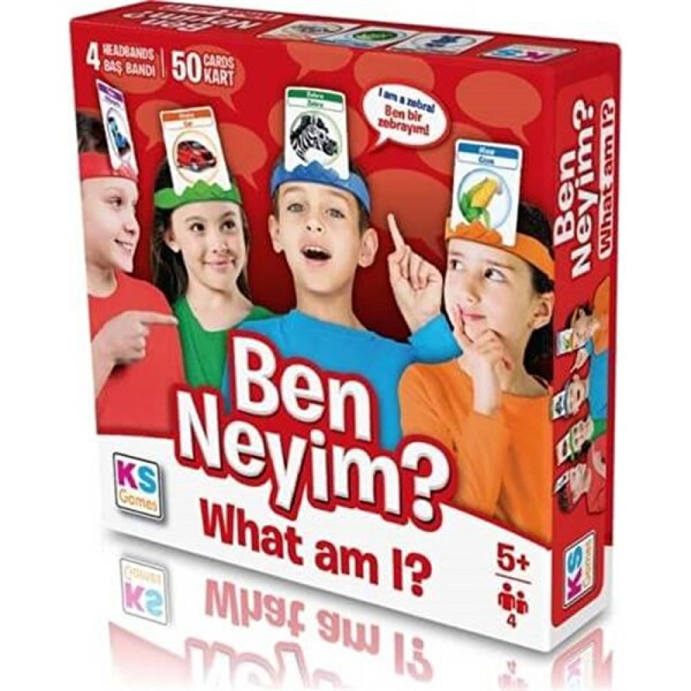 KS Games Ben Neyim? Kutu Oyunu - Kırmızı Çocuk Oyuncağı Fiyatı