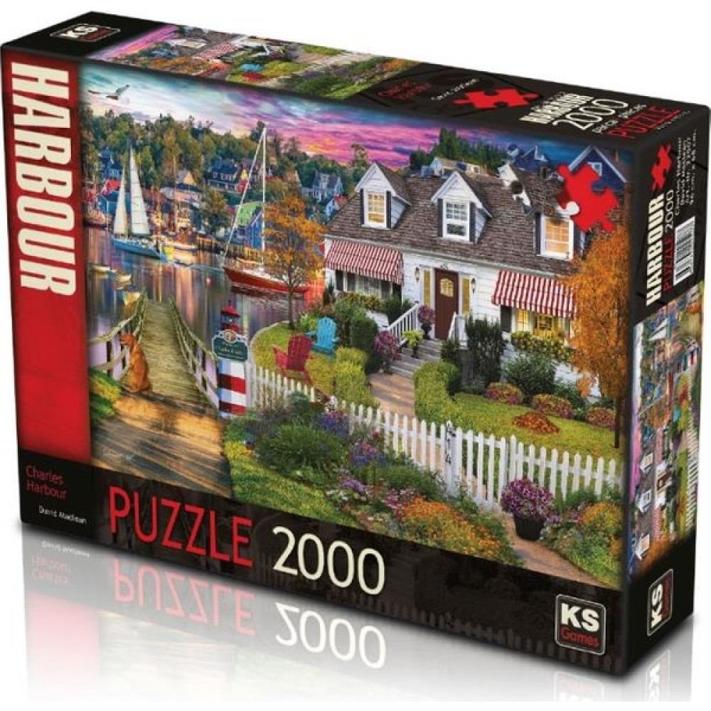 Ks Games Charles Harbour 2000 Parça Puzzle 22507 Puzzle & Aksesuarları Fiyatı