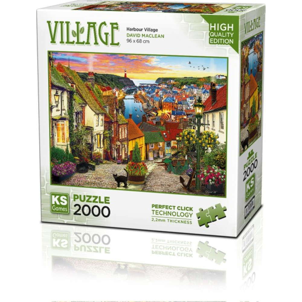 Ks Games Harbour Village 2000 Parça Puzzle Puzzle & Aksesuarları Fiyatı