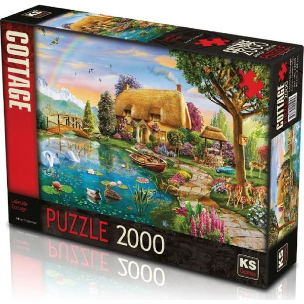 Ks Games Lakesıde Cottage 2000 Parça Puzzle 22505 Puzzle & Aksesuarları Fiyatı
