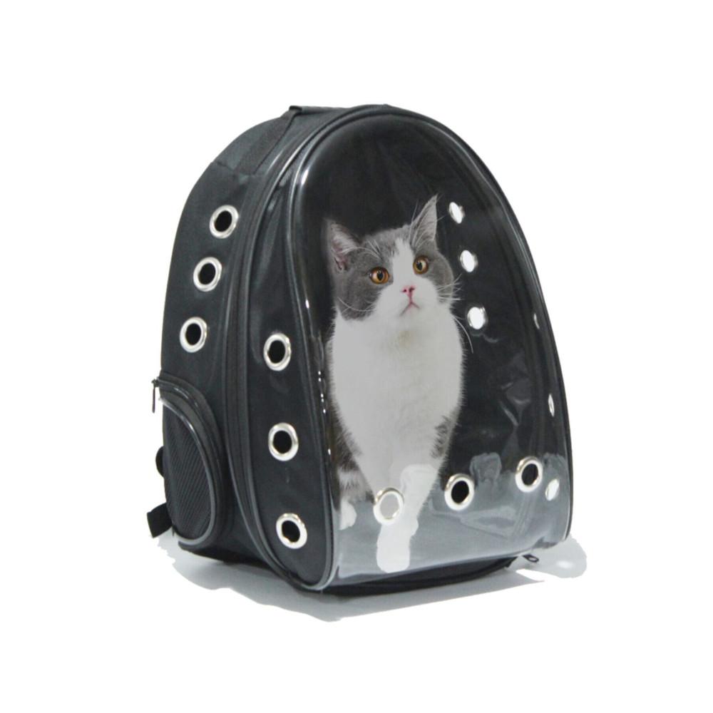 Ksburda Şeffaf Hava Kanallı Kırılmaz Cam Kedi Köpek Taşıma Seyahat Çanta 42*22*33 Cm Siyah Evcil Hayvan Ürünleri Fiyatı