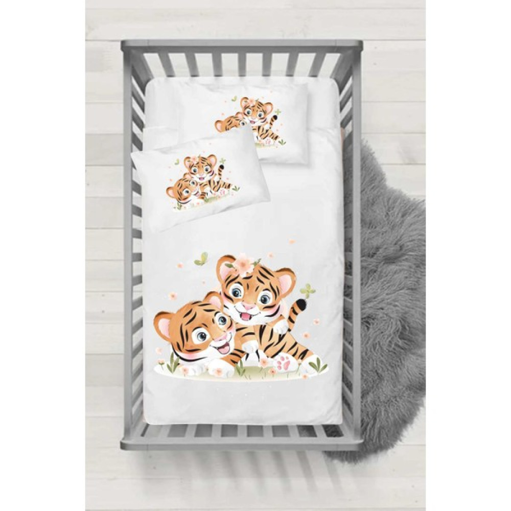KSKNBOX Silikon Yorganlı Bebek Uyku Seti - Aslancık - Renkli - 95 x 145 cm Bebek Uyku Seti Fiyatı