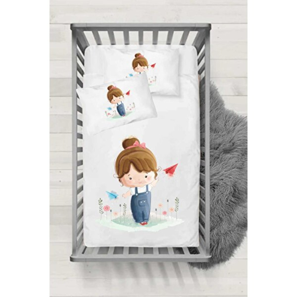 KSKNBOX Silikon Yorganlı Bebek Uyku Seti - Baharcık - Renkli - 95 x 145 cm Bebek Uyku Seti Fiyatı