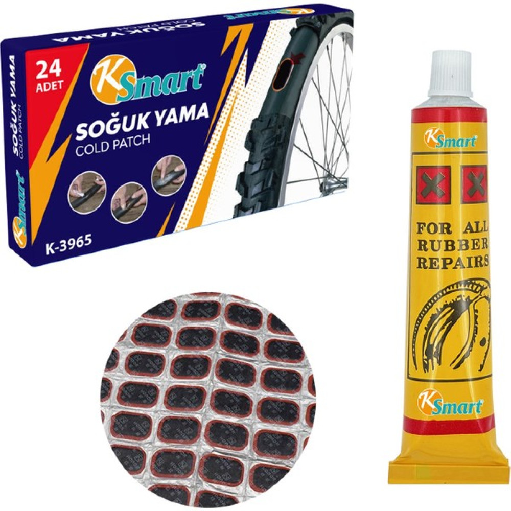 Ksmart Bisiklet Lastik Yaması K-3705 24LÜ Bisiklet Aksesuarları Fiyatı