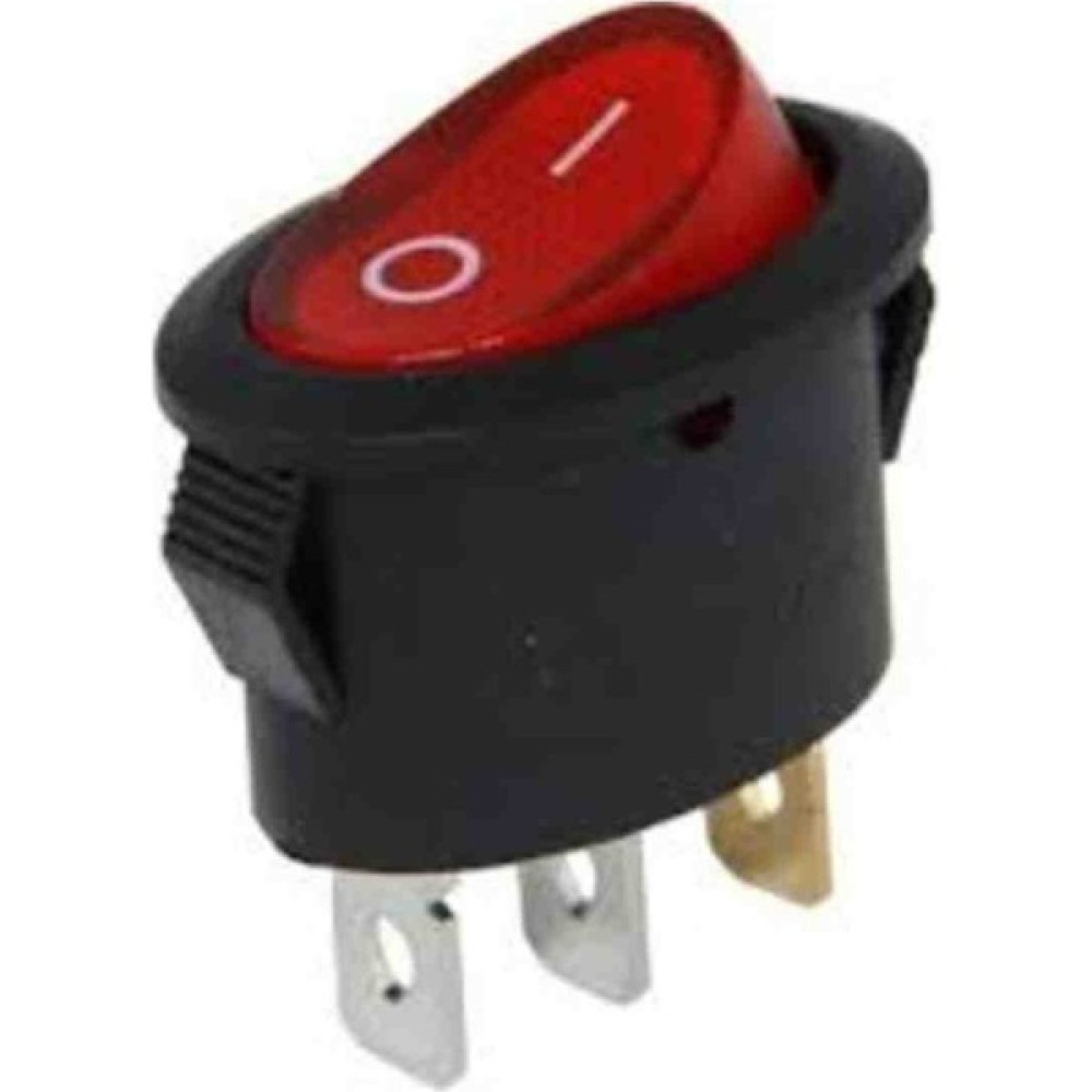 Ksp AF134B Oval Işıklı Anahtar Kırmızı 50 Adet N11.844 Nalburiye & Hırdavat Fiyatı