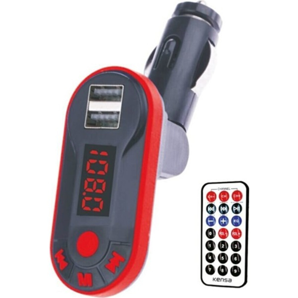 KT-302 M3 Player Fm Fm Transmitter Bluetooth Araç Kiti - Siyah Oto Transmitterleri Fiyatı