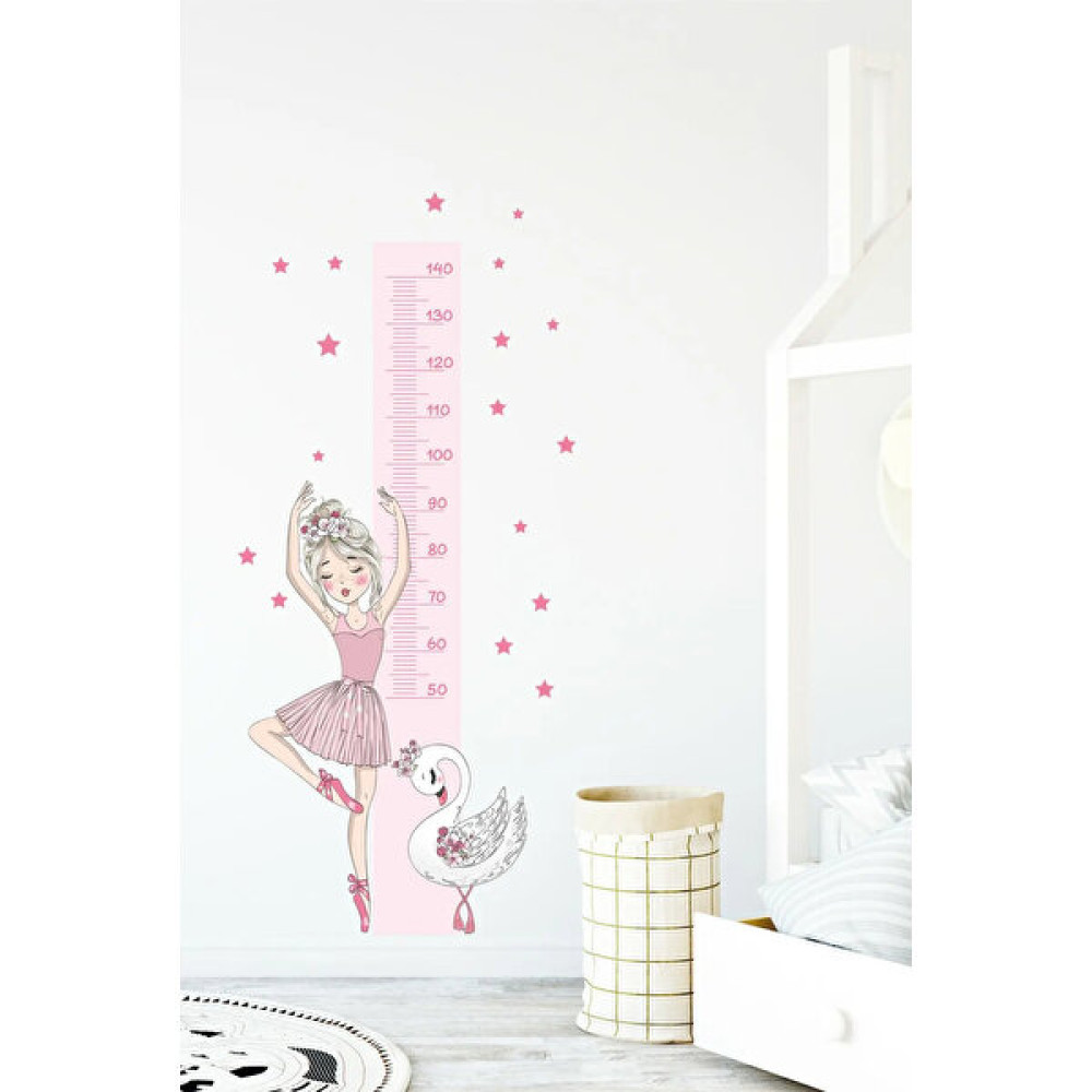 Kt Decoration Balerin Boy Ölçer Duvar Sticker Seti Bebek Odası Tekstili Fiyatı