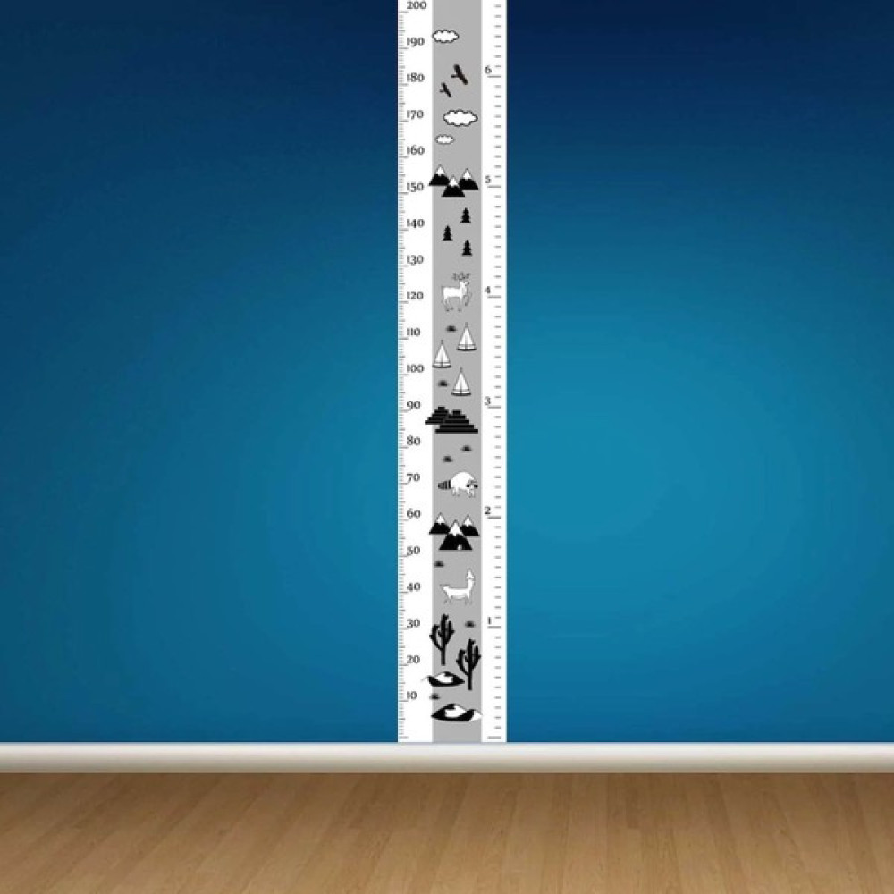 Kt Decoration Boy Ölçer Büyüme Tablosu Gelişim Stickeri 200 cm Bebek Odası Tekstili Fiyatı