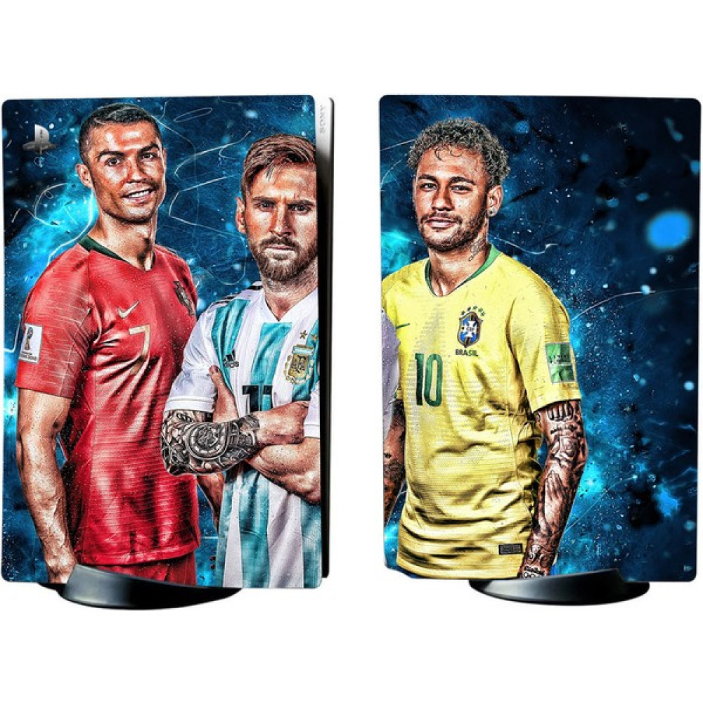 Kt Grup Ronaldo-Messi-Neymar Playstation 5 Standart Kasa Dijital Versiyon Full Sticker Kaplama Seti Oto Boyaları Fiyatı