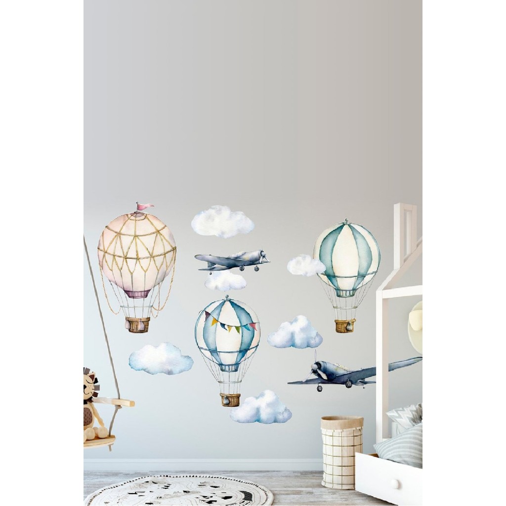 Kt Grup Vintage Balonlar ve Planörler Çocuk Odası Duvar Sticker Seti - 60 x 90 cm SSD / Solid State Drive Fiyatı