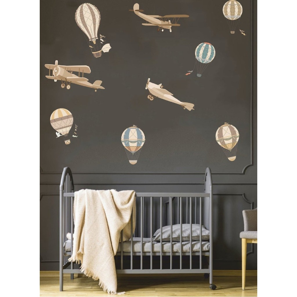 Kt Grup Vintage Balonlar ve Planörler Çocuk Odası Duvar Sticker Seti - 75 x 130 cm SSD / Solid State Drive Fiyatı
