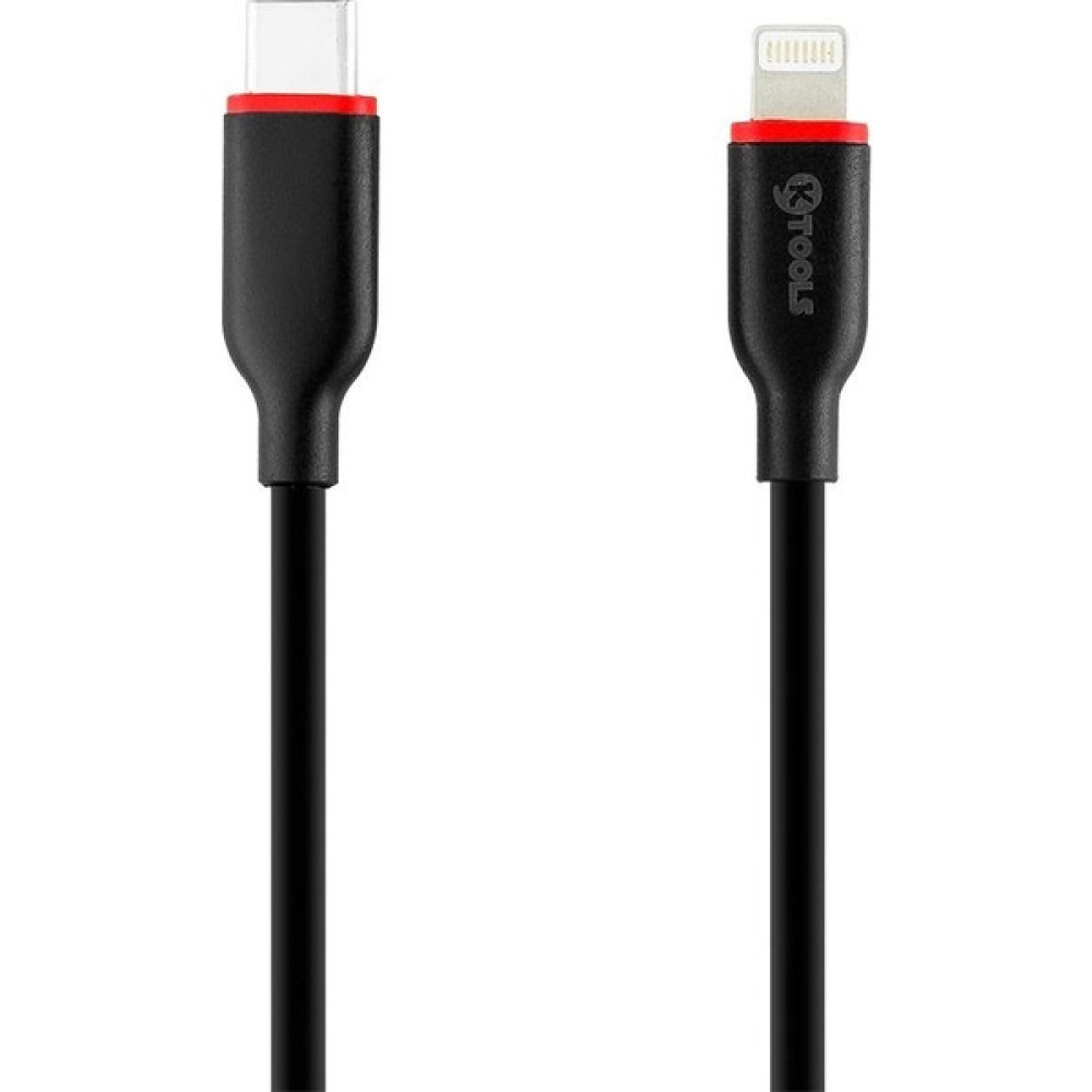 Ktools Mini Pd 30 cm Usb-C Tip Lightning Data Şarj Kablosu - Siyah Cep Telefonu Kablosu Fiyatı