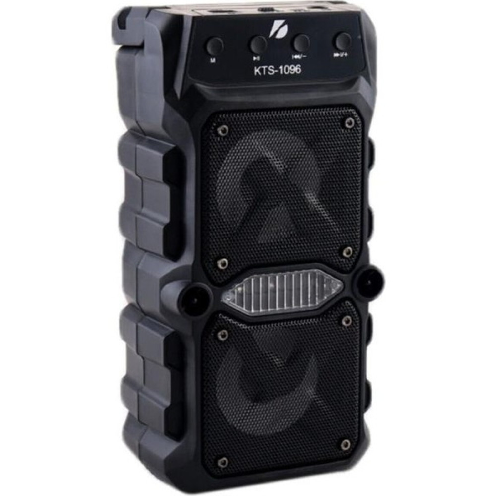 KTS-1096 Siyah Bluetooth Parti Hoparlörü 3 Inç × 2 Kablosuz Speaker Radyo-Usb-Tf Girişli Bilgisayar Speaker Fiyatı