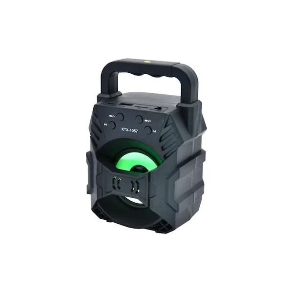 Kts KTS-1057 Işıklı Bluetooth Hoparlör Siyah Bluetooth Hoparlör Fiyatı
