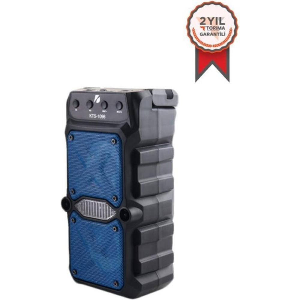 Kts Outdoor Parti Hoparlörü Mavi Bluetooth Hoparlör 3 Inç × 2 Kablosuz Speaker Radyo-Usb-Tf Giriş Bilgisayar Speaker Fiyatı