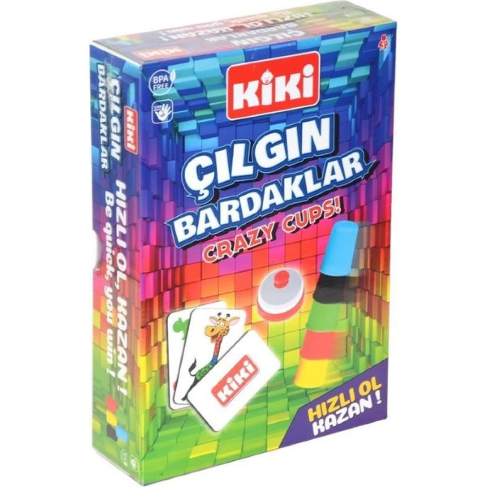 KTYRA52 AE-2002 Kiki, Çılgın Bardaklar - Crazy Cups! / +3 Yaş Eğitici Oyuncak Fiyatı