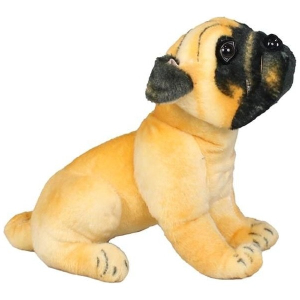 KTYRA52 Havlayan Pug Köpek Peluş Oyuncak 25 cm Peluş Oyuncaklar Fiyatı