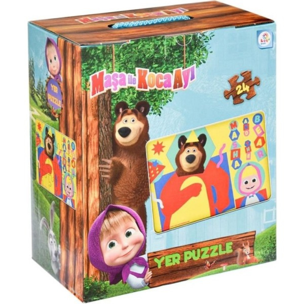 KTYRA52 MS7846 Maşa ile Koca Ayı Yer Puzzle -Laço Kids Eğitici Oyuncak Fiyatı