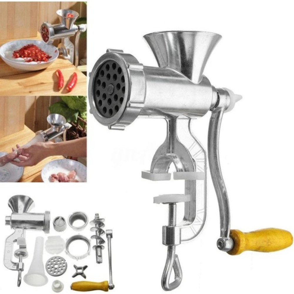 Kuadu Shop Gümüş Tarzı Manuel Kıyma Makinesi ve Sosis Erişte Yemekleri El Yapımı Aletler Kıyma Makarna Makinesi Krank Ev Mutfak Pişirme Araçları En... Mutfak Gereçleri Fiyatı