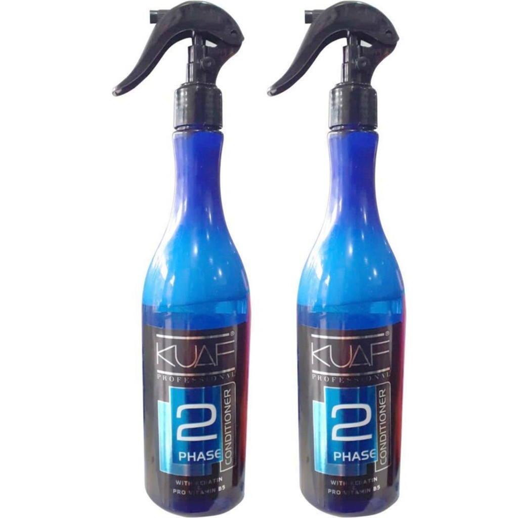 Kuaf Conditioner Çift Fazlı Fön Suyu 400 Ml. 2'li-Keratin ve Pro Vitamin B5-Mavi Saç Bakım Maskeleri & Serumlar & Spreyler Fiyatı