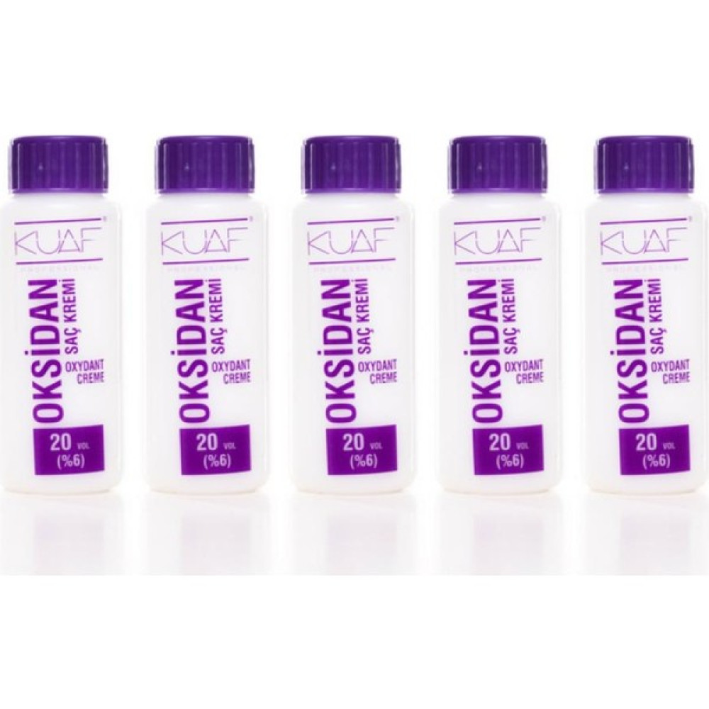 Kuaf Peroksit 60 ml Oksidan 20 Volüm %6 - 5 Adet Saç Boyası Fiyatı