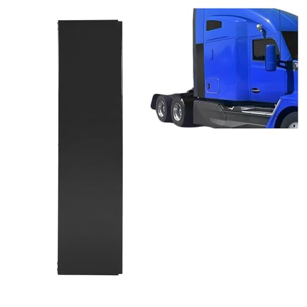KUAFU Lower Behind Cab Cabin Sleeper Fairing Extension Compatible with 2013-2022 Kenworth T680 Steel ElectrophoresisBlack - Driver or Passenger Side