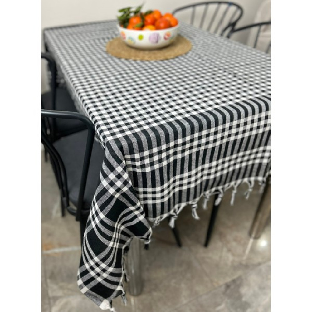 Kubal Home Masa Örtüsü Piknik Örtüsü Sofra Bezi Yer Bezi 175 x 175 cm - Siyah Masa Örtüsü Fiyatı