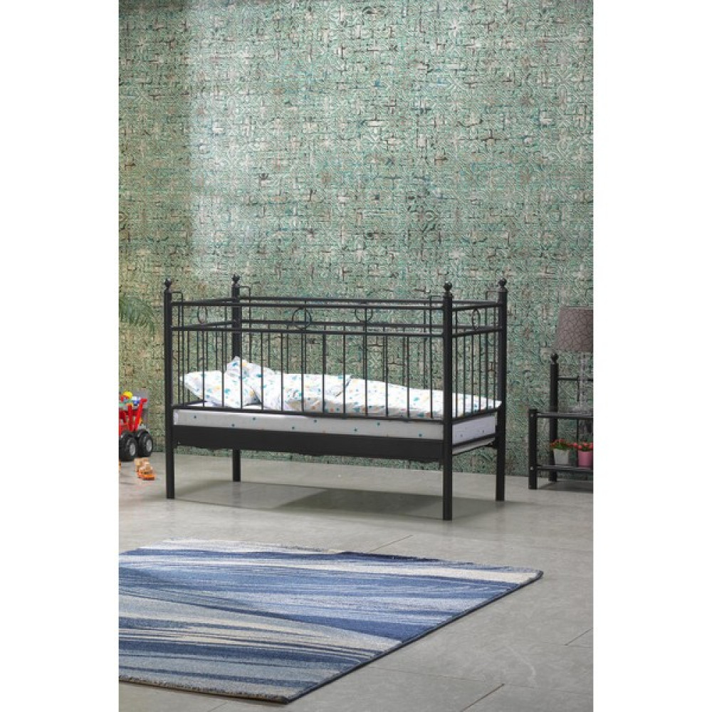 Kubanlife Matise Bebek Beşiği Karyolası - Siyah - 70 x 140 Beşik Fiyatı