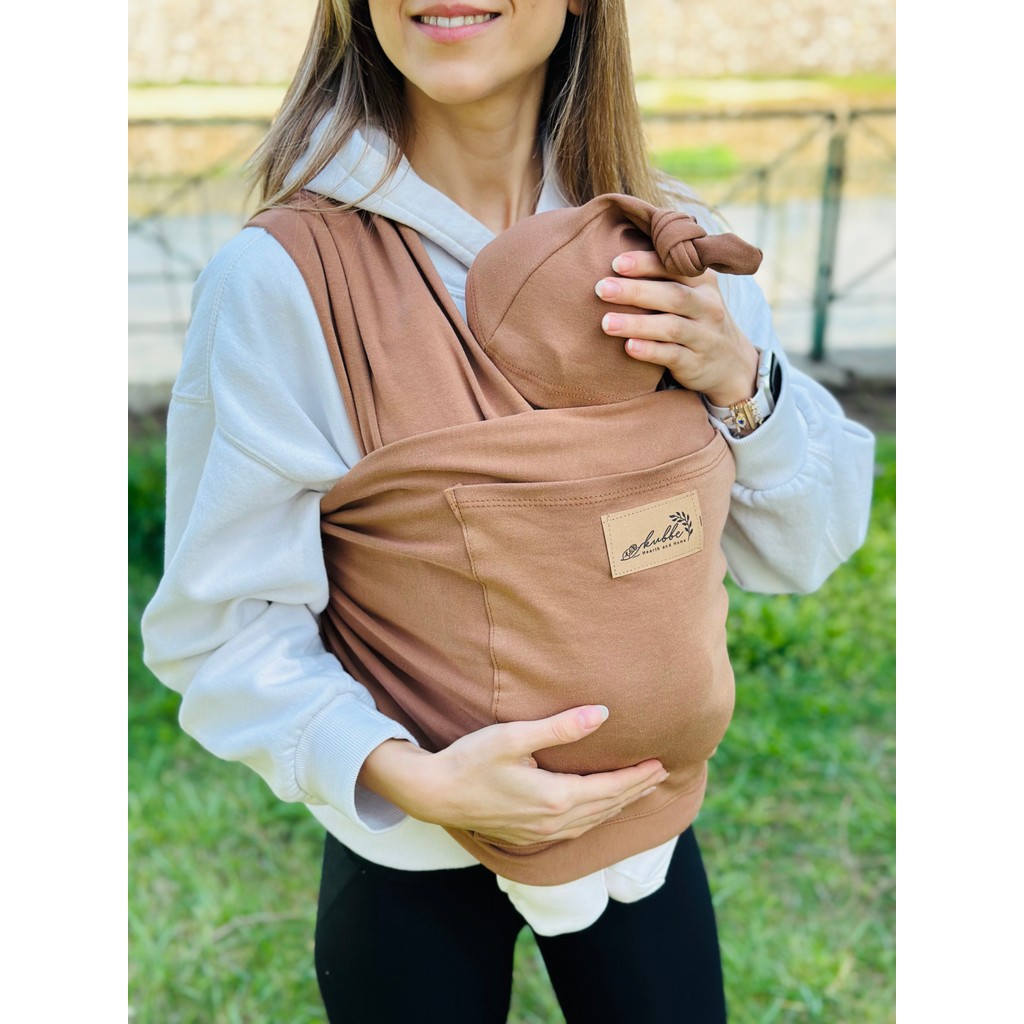 Kubbe Anakucağı Cepli Bebek Taşıma Şalı, Bebek Askısı Sling - Camel Diğer Fiyatı