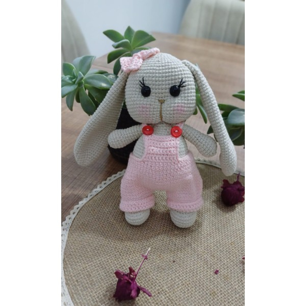 Kubraca Emekk Amigurumi Tavşan - Açık Pembe Bebek Oyuncakları Fiyatı