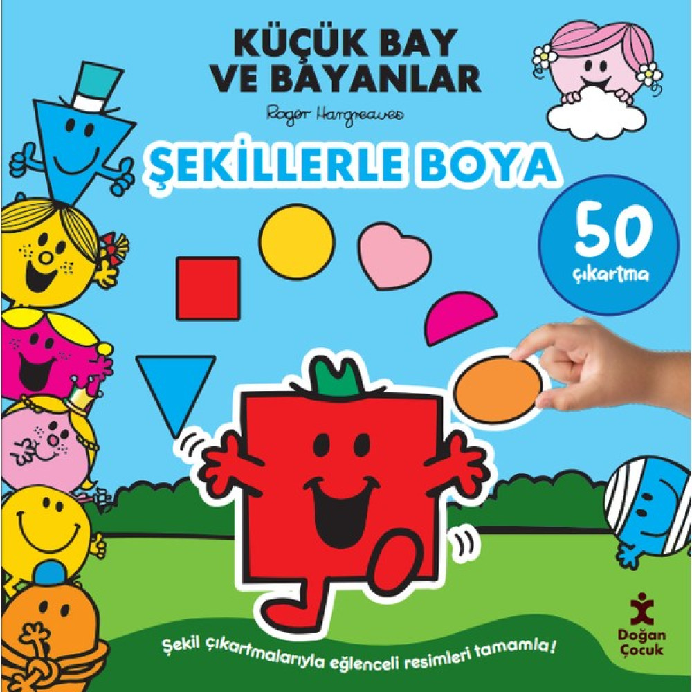 Küçük Bay Ve Bayanlar Şekillerle Boya - Roger Hargreaves Aktivite & Eğitici Kitaplar Fiyatı