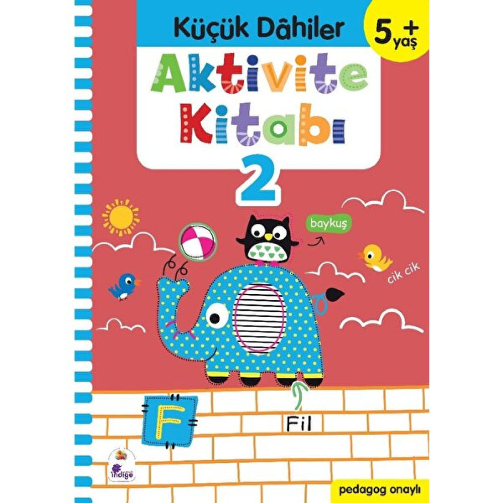 Küçük Dahiler Aktivite Kitabı 2 – 5+ Yaş (Pedagog Onaylı) - Gülizar Ç. Çetinkaya - Ayça G. Derin Okul Öncesi Eğitici & Öğretici Kitaplar Fiyatı