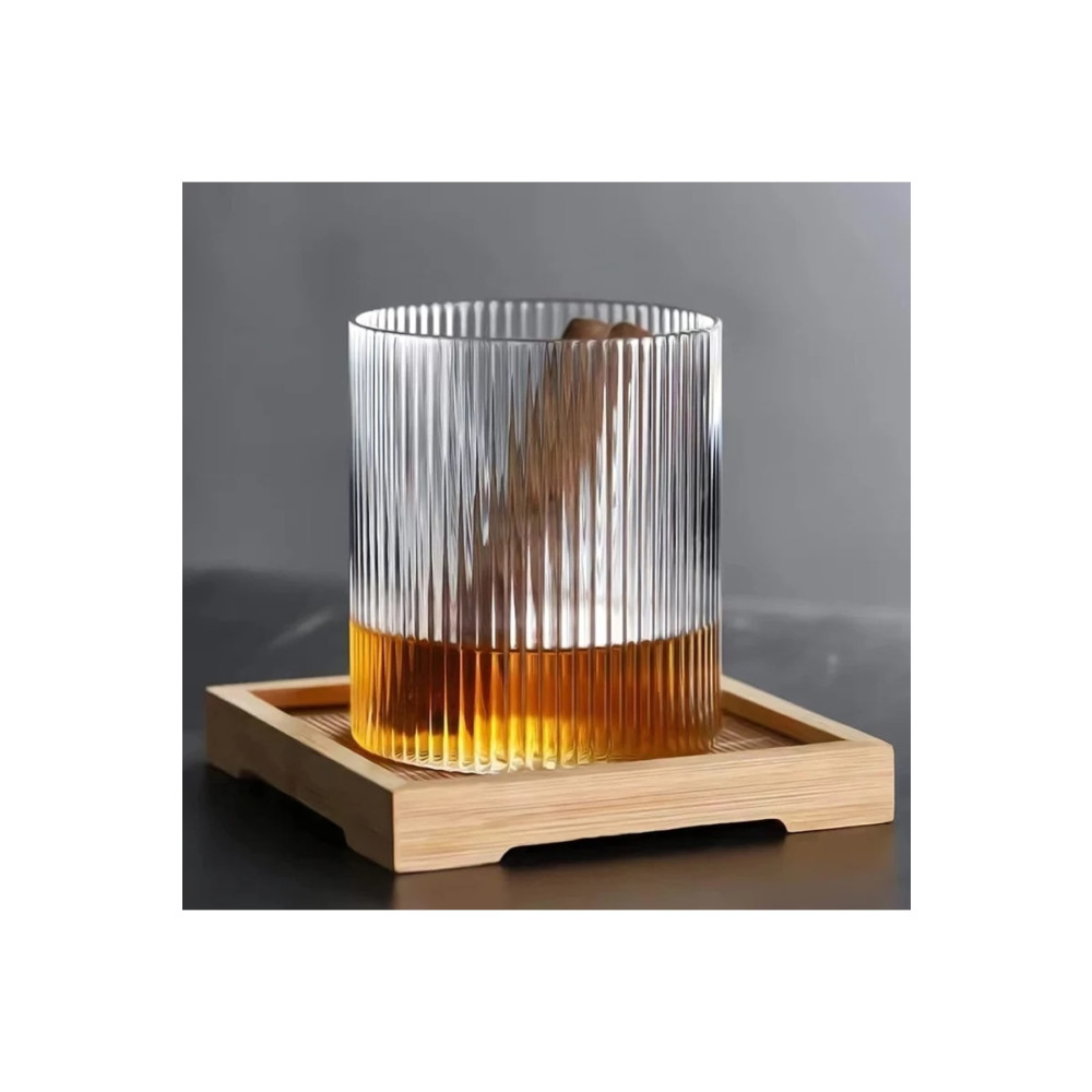 KÜÇÜK EW Çizgili Origami Stil Bardak 300 Ml | Kahve Ve Sunum Bardağı | Borosilikat Bardak Fincan / Bardak / Kahve Takımı Fiyatı