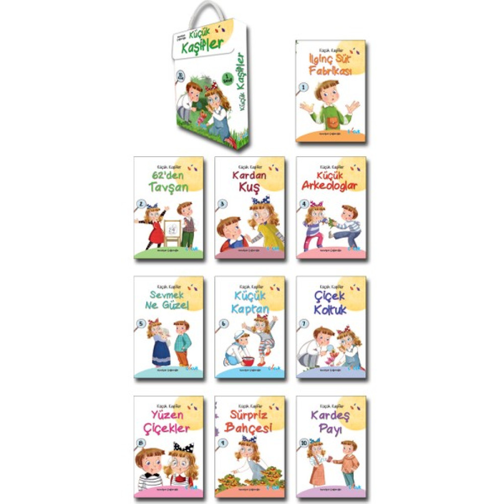 Küçük Kaşifler (10 Kitap) - 1. Sınıflar İçin Çocuk Öykü Fiyatı
