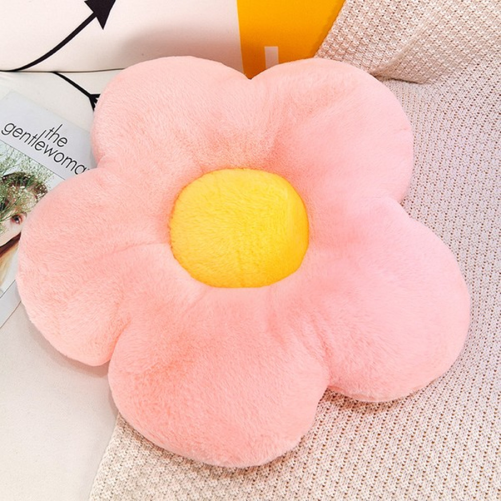 Küçük Papatya Çiçek Yastık Peluş Oyuncak Yastık (Yurt Dışından) - 43 x 50 cm - Açık Pembe Kırlent / Mobilya Yastığı Fiyatı
