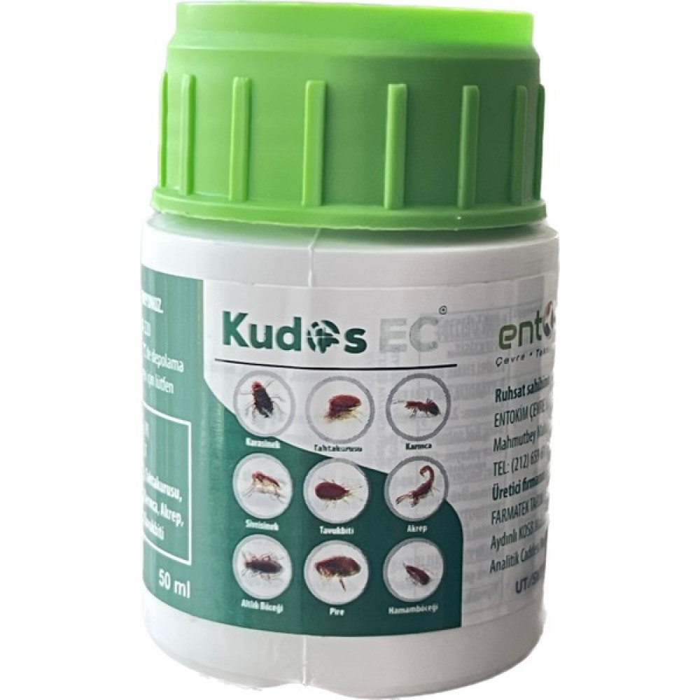 Kudos Ec 50 ml Genel Haşere Ilacı 2’li Set Sinek-Kene-Haşere Kovucu Fiyatı